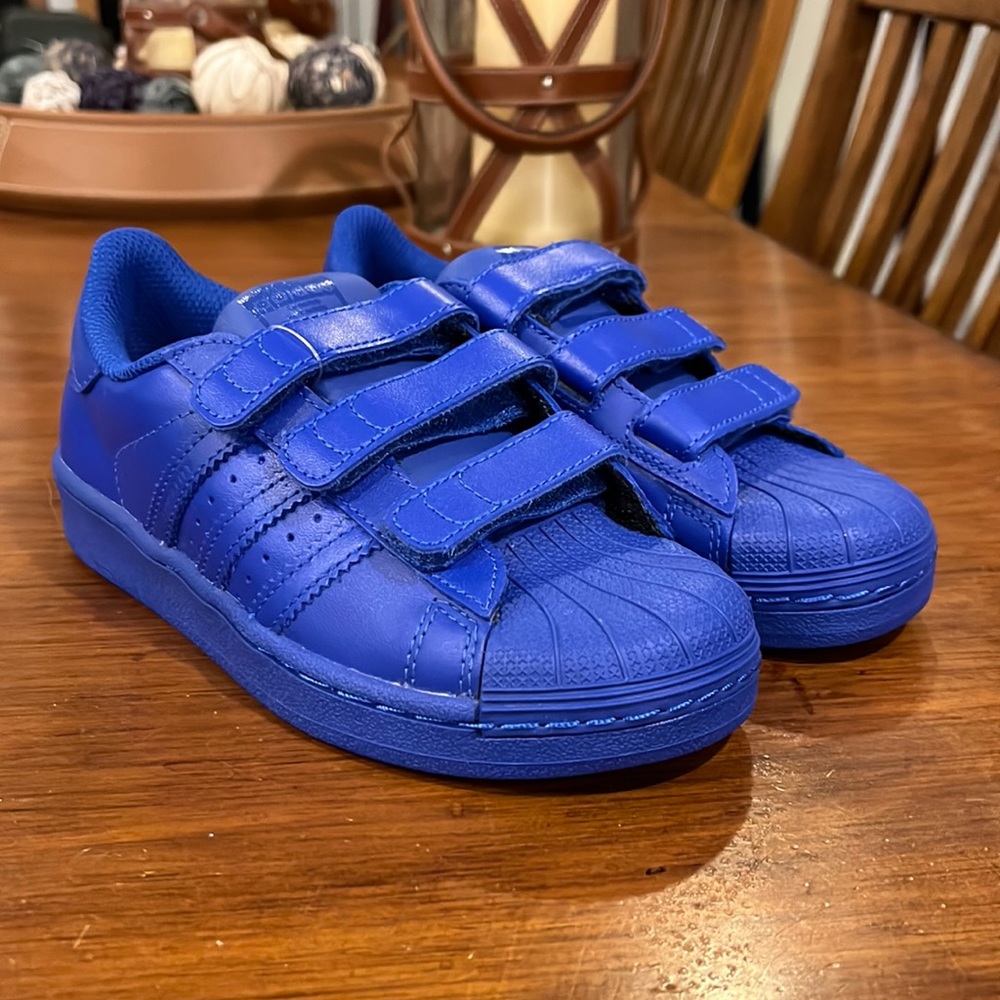 Adidas Superstar Supercolor Shoes Sneakers S31609 Pharrell Youth Boys Size 1